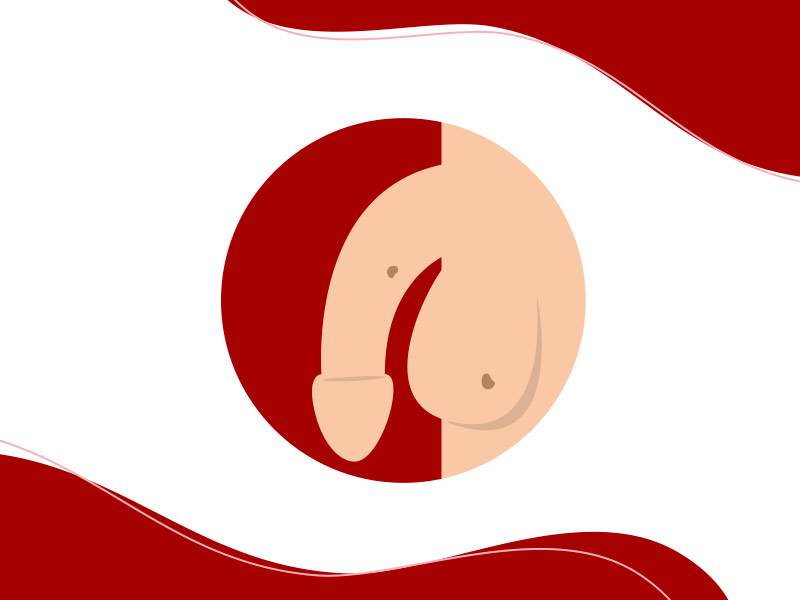 Imagem ilustrativa de pênis com verrugas de HPV