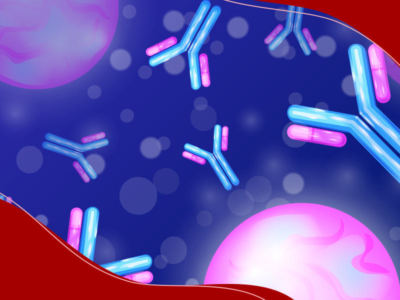 Ilustração que mostra os anticorpos atacando um corpo estranho, o que pode causar a síndrome ASIA